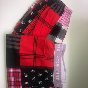 Comfortable pajama bottoms.